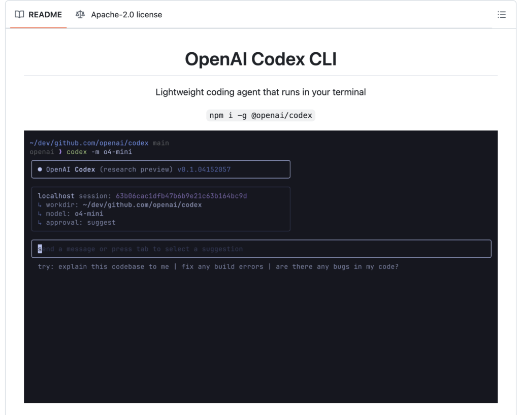 OpenAI Releases Codex CLI: An Open-Source Local Coding Agent that Turns Natural Language into Working Code